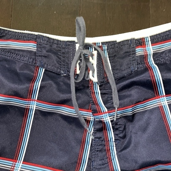 Billabong Retro Surf Men's board shorts 32 inch waist Blue Plaid - Picture 5 of 8